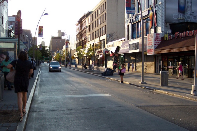 Fulton Mall, Brooklyn, July 2012. Photo: Wayne Fields.